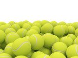 Millier des balles de tennis