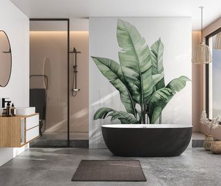 plante taille xxl papier peint pour la salle de bain papiers peints demural