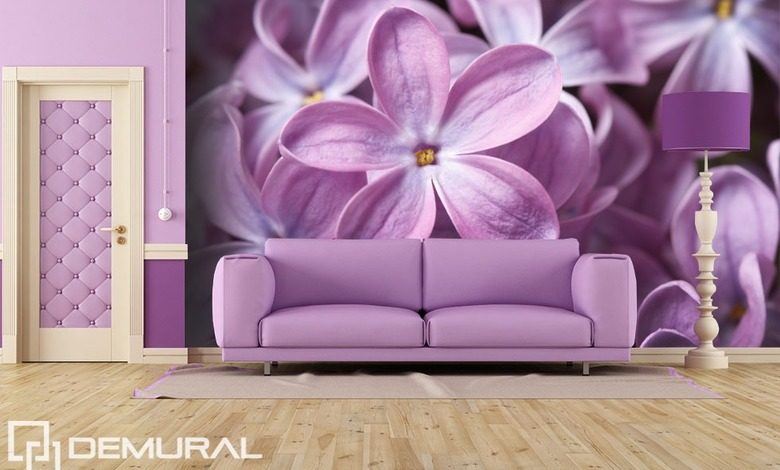 fleurs de lilas papiers peints fleurs papiers peints demural